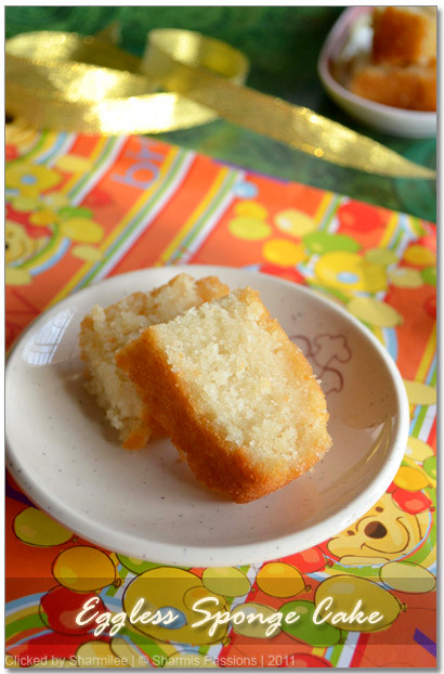Eggless Sponge Cake - Recipe - Egg Free Cake