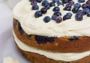 Blueberry Cream Cheese Cake - Recipe - The Answer Is Cake