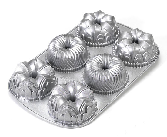 how high do you fill mini bundt pans